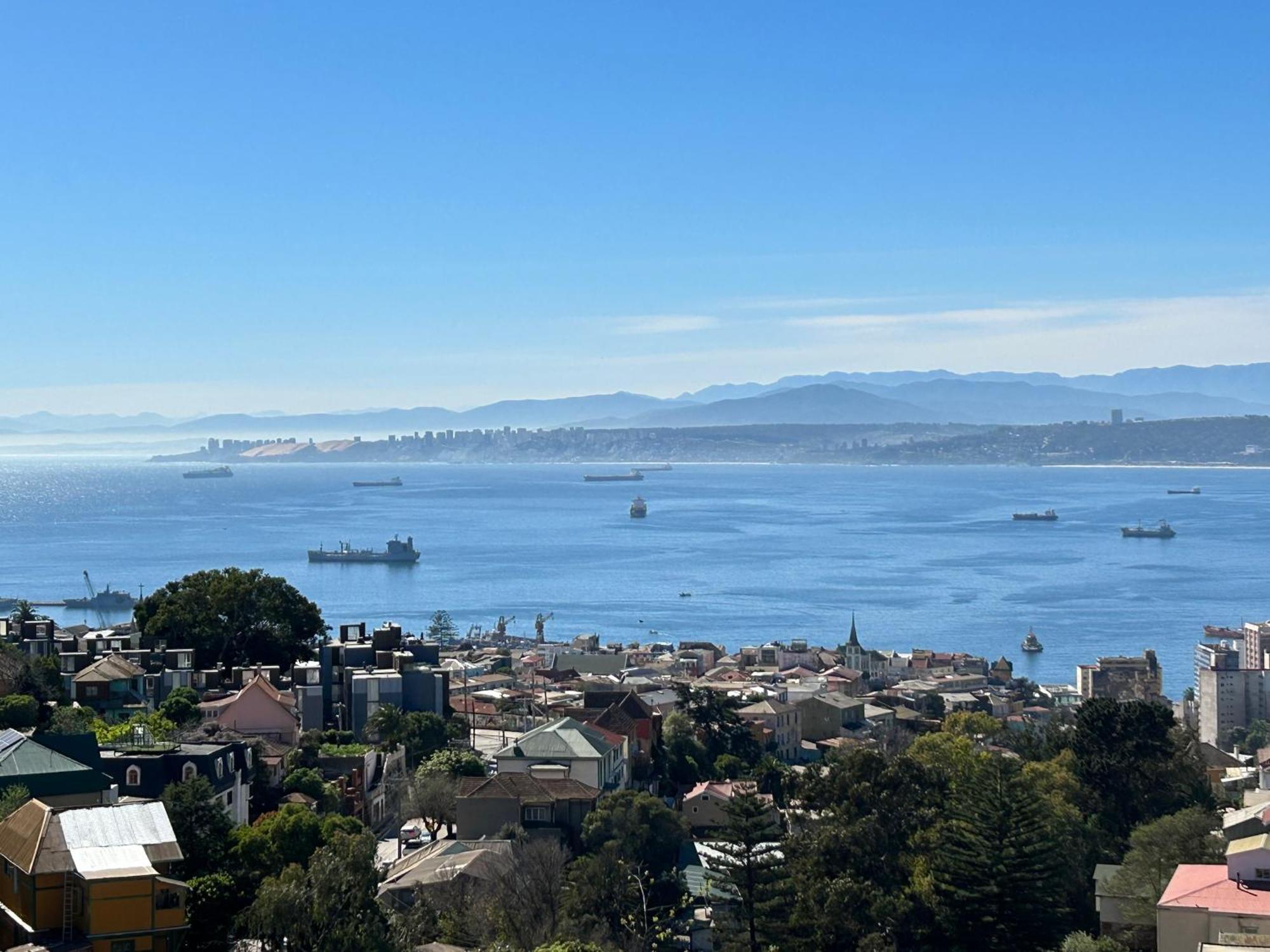 Hotel Faro Azul Valparaiso Cerro Alegre Экстерьер фото