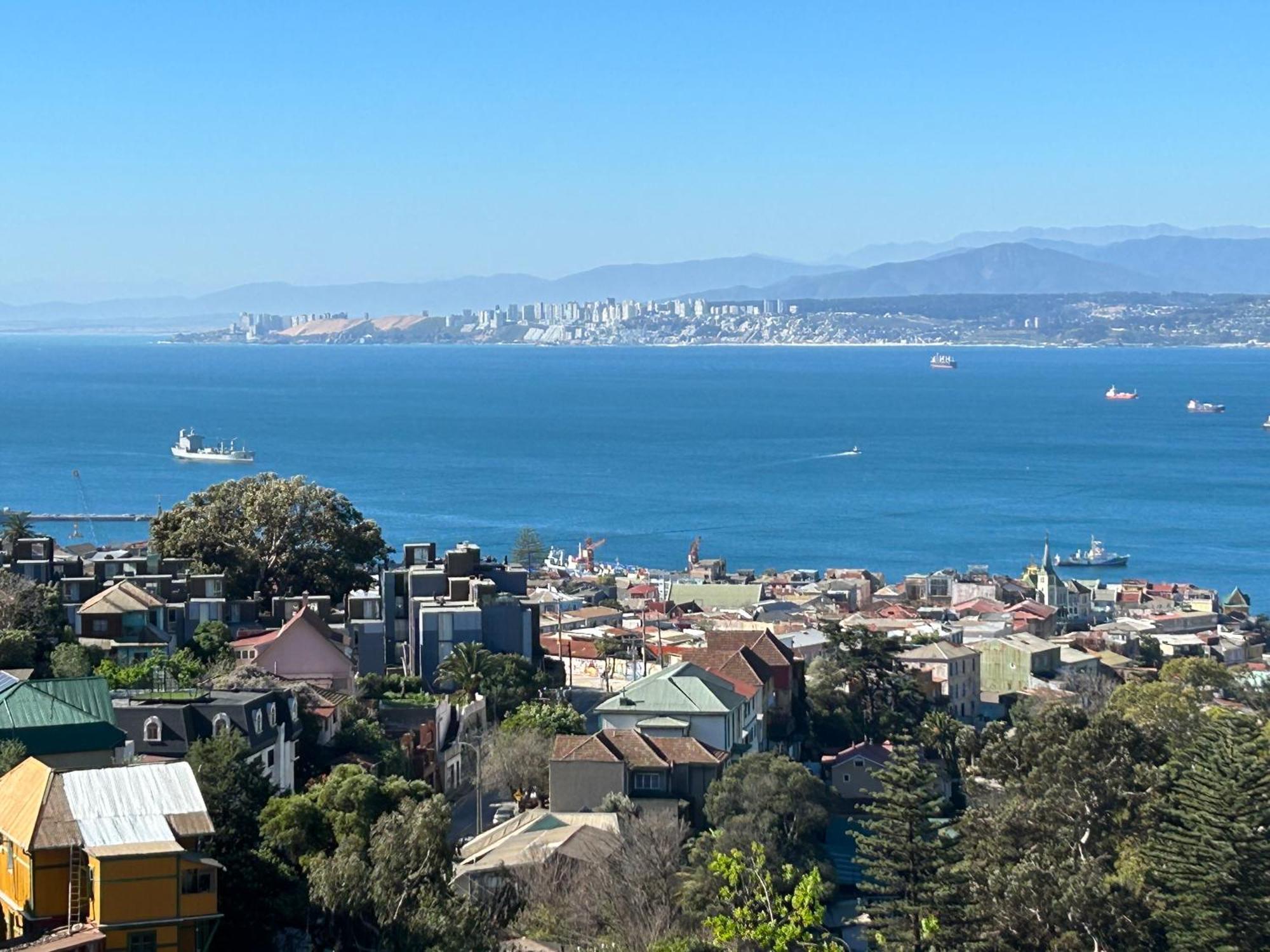 Hotel Faro Azul Valparaiso Cerro Alegre Экстерьер фото